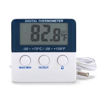Мини-аквариумный термометр K5DC с точным ЖК-дисплеем, цифровой термометр для рыб