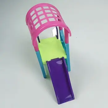 Миниатюрная игровая площадка Изысканная Реалистичная Пластиковая игрушка-горка для мальчиков и девочек