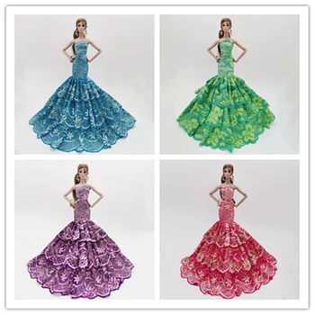 Мода 30 см кукольная одежда многослойная красота юбка-рыбий хвост кукольная Одежда Для 1/6 kurhn FR Xinyi Кукла Детские Игрушки Подарок Для девочек