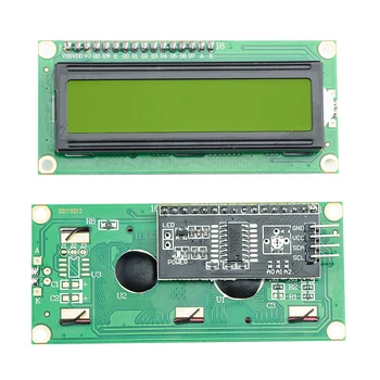 Модернизированный ЖК-модуль LCD1602 1602 Синий/Желтый Экран 16x2 Символьный ЖК-дисплей Интерфейс I2C 5V ЖК-Модуль Для Arduino