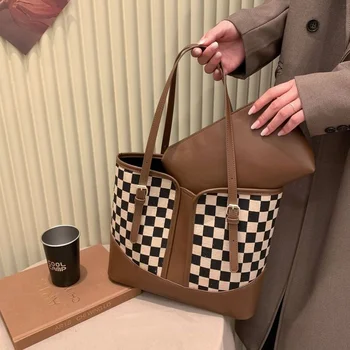 Модная женская сумка через плечо в стиле ретро, осень-зима 2023, новая нишевая сумка для мамы и сына, модная сумка для поездок на работу