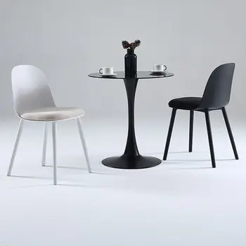 Модный стул Nordic simple со стабильной опорой, который можно хранить, стул для макияжа, обеденный стул, стул для домашнего стола, защита окружающей среды