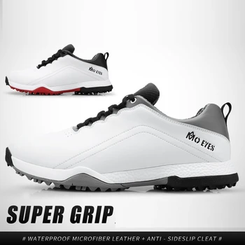 Мужская водонепроницаемая обувь для гольфа PGM, дышащие легкие спортивные кроссовки, мужские профессиональные кроссовки с шипами, противоскользящие