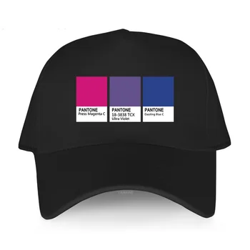 Мужская модная хлопчатобумажная шляпа с принтом, Дышащая летняя кепка ЛГБТ-палитры Pantone, бейсболки Унисекс, удобная уличная шляпа