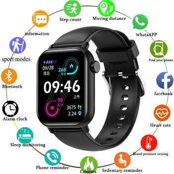Мужские смарт-часы с Bluetooth-вызовом, фитнес-часы с несколькими циферблатами, цифровые спортивные водонепроницаемые умные часы для женщин iPhone Android 2023
