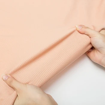 Мягкая ткань с манжетами в рубчик 214 г трикотажной ткани для пошива весенне-осенних платьев и пуловеров KA0339