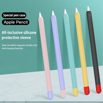 Мягкий Силиконовый Чехол Apple Pencil Case Для Apple Pencil 2-го Поколения Pencil Skin iPad Pencil 1-я Крышка Аксессуары Для iPad Pencil