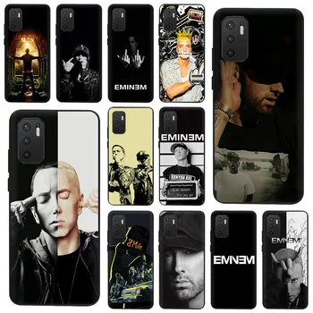 Мягкий чехол для Xiaomi Redmi 10 10c 9a 9t 9 8 Note 11 Pro 5G 11s 11e 10 10s 11t 9s Eminem RAP GOD Черные Силиконовые Чехлы Для Телефонов