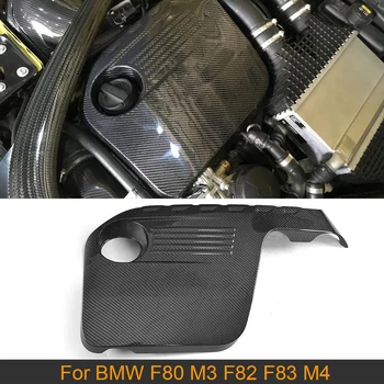 Накладка Передней крышки двигателя BMW F80 M3 F82 F83 M4 2014-2019 Внутренняя Отделка Крышки Двигателя Протектор Капота Из Углеродного Волокна