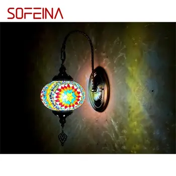 Настенные светильники SOFEINA в стиле ретро, Ностальгия, Креативные украшения для дома, гостиной, бара, коридора, спальни