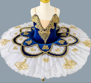 Новая балетная юбка, профессиональные классические костюмы-пачки для блинов