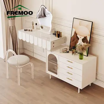 Новая мебель для спальни Гранитный Мраморный комод Шкаф для хранения в спальне Современный Простой Легкий Роскошный столик для макияжа Senior Sense