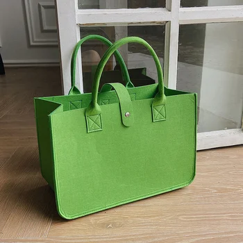 Новая сумка для покупок Женская сумка 2023 года Большой емкости, модная фетровая дизайнерская сумка для покупок, Тканая сумка, Интернет-магазин, Китай