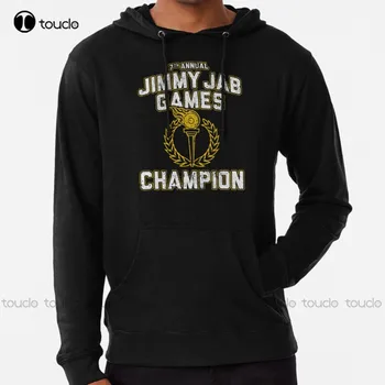 новая толстовка Jimmy Jab Games Championship с капюшоном коричневого цвета.