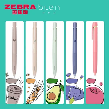 Новое поступление 1шт Япония ZEBRA Limited Новая Цветная Гелевая ручка Blen С Низким Центром тяжести Быстросохнущие Черные чернила JJZ66 Студенческие принадлежности