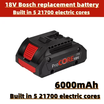 Новый аккумулятор для замены инструмента 18 В, с 5 встроенными батарейками емкостью 27100 элементов, используется для аккумуляторной электрической дрели Bosch 18 В и т. Д