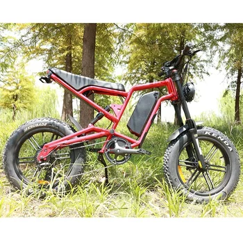 Новый горный мощный электрический велосипед для взрослых Fat Tire, популярный складной Электрический велосипед 500 Вт 48 В 15 Ач, Электрический велосипед