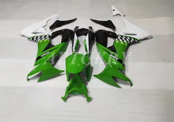 Новый комплект обтекателя мотоцикла ABS Подходит Для kawasaki Ninja ZX10R 2008 2009 2010 08 09 10 ZX-10R Кузов На Заказ Зеленый Белый