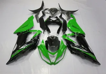 Новый Комплект обтекателя мотоцикла из АБС-пластика, пригодный для Kawasaki Ninja ZX6R 636 ZX-6R 2013 2014 2015 2016 2017 2018 Зеленый Черный