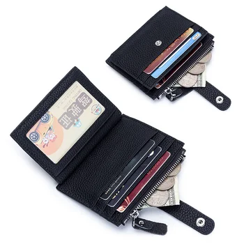 НОВЫЙ Маленький Кошелек Lady Wallet Multi Card Position Card Bag С Кожаным Ультратонким Кошельком Card Bag Для Женского Короткого Кошелька