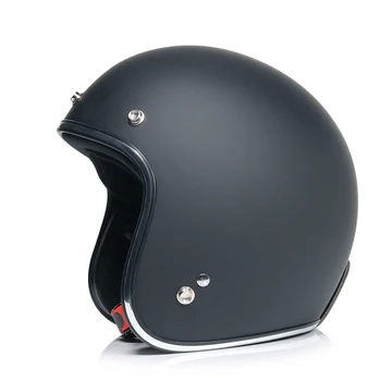 Новый мотоциклетный шлем casco capacetes в стиле ретро, винтажный шлем для мотокросса, 3/4 шлема для скутеров с открытым лицом, fa