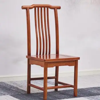 Новый обеденный стул из массива дерева в китайском стиле, стул для домашнего ресторана, стул с удобной спинкой, обеденный стол для ресторана и
