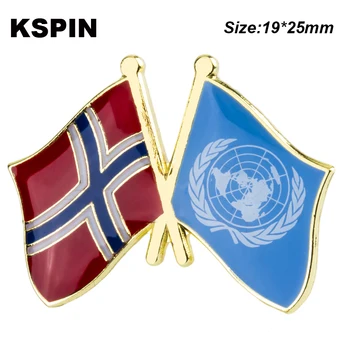 Норвегия Значок с флагом Дружбы Организации Объединенных Наций, Брошь в виде флага, Булавка для лацкана национального флага, международные дорожные булавки