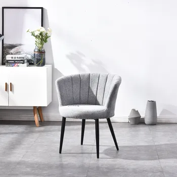 Обеденный стул в итальянском стиле, Ресторанный стул со спинкой и подлокотником, Современный минималистичный дом, гостиная, Балкон, кресло для отдыха