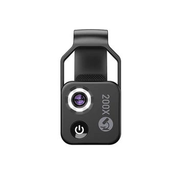 Объектив микроскопа APEXEL с 200-кратным увеличением для Объектива Камеры Телефона Мобильный Макрообъектив Телефона для Iphone12 для Huawei Smartpho