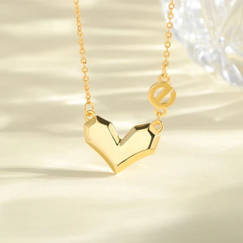Ожерелье с любовью из стерлингового серебра 925 пробы 2023 года, новое женское легкое роскошное ожерелье с подвеской для женской бижутерии