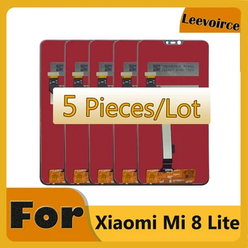 Оптовая Продажа 5 шт. Для Xiaomi Mi 8 Lite M1808D2TG Сенсорный Экран ЖК-дисплей Дигитайзер В Сборе Замена Для Xiaomi Mi8 Lite
