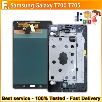Оригинал для Samsung Galaxy Tab S 8,4 T700 (Wi-Fi) T705 (3G) ЖК-дисплей с сенсорным экраном Дигитайзер В сборе замена для T700 T705