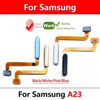 Оригинальный сканер отпечатков пальцев для Samsung A23 5G A236B ID Кнопка 
