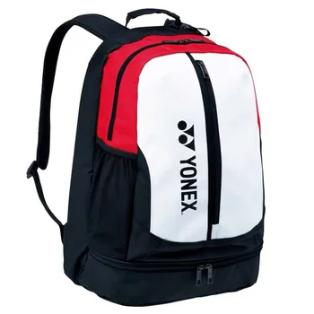 Оригинальный спортивный рюкзак YONEX 2022 года выпуска С отделением для обуви Максимум для 2 теннисных ракеток для бадминтона Спортивная сумка для ракеток из искусственной кожи