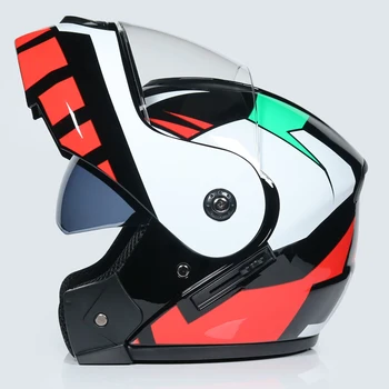 Откидные Шлемы, Мотоциклетный Шлем для мотокросса, Capacete De Moto Masculino, Полнолицевой шлем, Capacete Moto Унисекс
