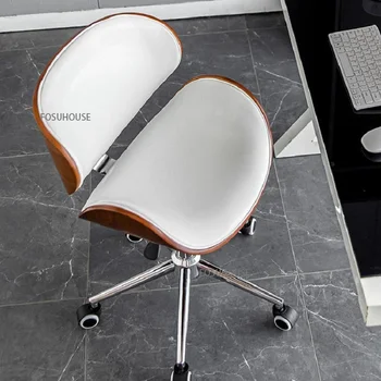 Офисный стул из массива дерева, Креативная Мебель для спальни, Компьютерный стул, Домашний Студенческий Подъемный Вращающийся шкив, Офисные стулья TG