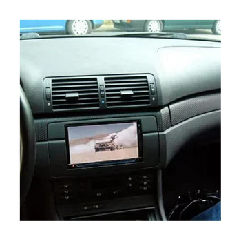 Панель Модификации Аудиопанели 2Din Рамка Панели DVD-Навигации Автомобильные Панели Стерео Радио для 98-05 BMW 3-Series E46