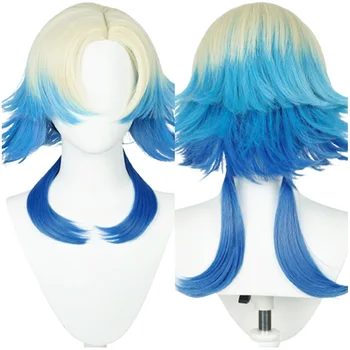 Парик для косплея Blue Lock Caesar из термостойких синтетических волос, карнавальный реквизит для вечеринки на Хэллоуин