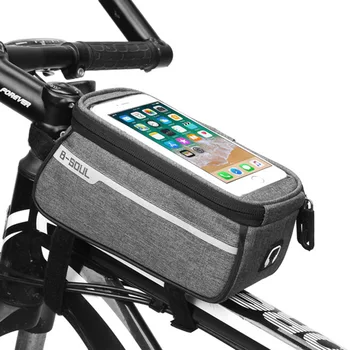 Передняя балка горного велосипеда, сумки для мобильных телефонов, сумка для шоссейного велосипеда, аксессуары для велоспорта, седельная сумка для снаряжения, комплект верхней трубки