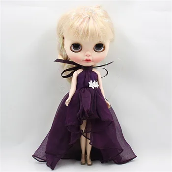 Платья для кукол Blyth 30 см, благородная и элегантная праздничная одежда, вечернее платье для 1/6 BJD, модные аксессуары для кукол, игрушки своими руками