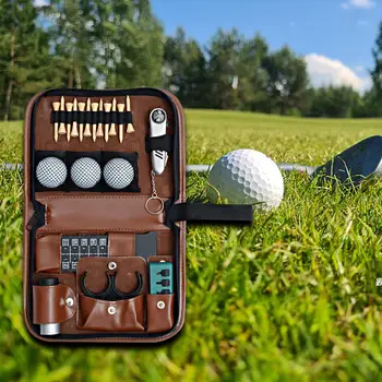 подарочный набор аксессуаров для гольфа 20x вмещает 3 мяча, держатель для мяча, Органайзер, чехол для женщин и мужчин для занятий спортом на открытом воздухе, мини-телескоп