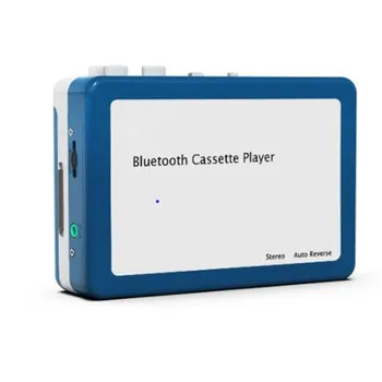 Портативный кассетный проигрыватель Bluetooth, магнитофон с выходом Bluetooth на наушники/динамик, портативный кассетный магнитофон Walkman