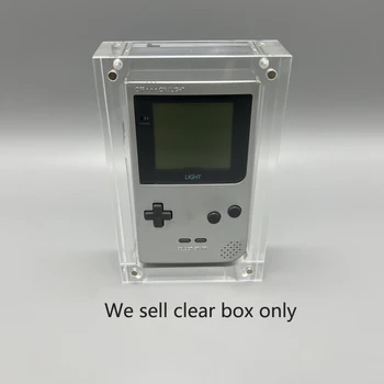 Прозрачная магнитная акриловая коробка для хранения gamboy light для игровой консоли GBL, чехол, коробка, подставка для дисплея, игровые аксессуары