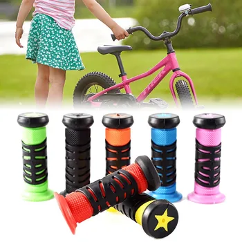 Резиновые ручки для руля велосипеда, противоскользящие водонепроницаемые ручки для трехколесного велосипеда, скутера для детей, детские велосипедные ручки