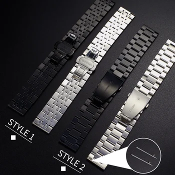 Ремешок для Huawei Watch 3 Watch3 46 мм и GT 2e GT2 Pro Браслет Ремешки для наручных часов Классический металлический ремешок из нержавеющей стали