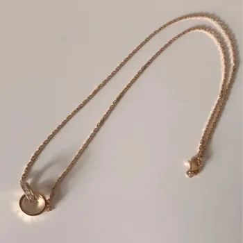 Роскошное ожерелье с винтом из титановой стали известного бренда, подарок для вечеринки, модные украшения