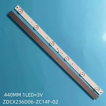 Светодиодная лента подсветки 6 ламп для NEO LEF-2419D ZDCX236D06-ZC14F-02 303CX236031 TF-LED24S48T2 JL.D24061235-006BS-M_V0 CX236DLEDM