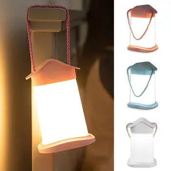 Светодиодный ночник Мягкое освещение, регулируемая цветовая температура, настольная лампа для спальни, светодиодная прикроватная лампа для ухода за глазами, принадлежности для спальни