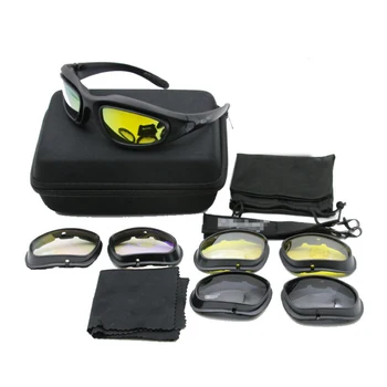Сертифицированные Ansi военные защитные очки для стрельбы, тактические тепловые очки C5 Army Design Eyewear
