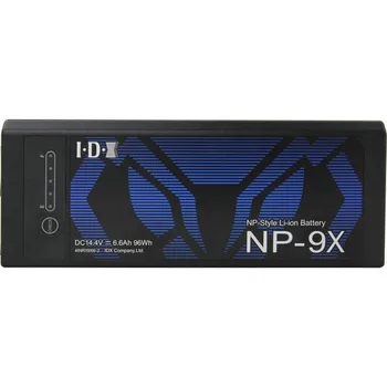 Системная технология IDX NP-9X 96Wh, 2-канальное быстрое зарядное устройство и 2 аккумулятора NP-типа мощностью 96Wh с портами D-Tap